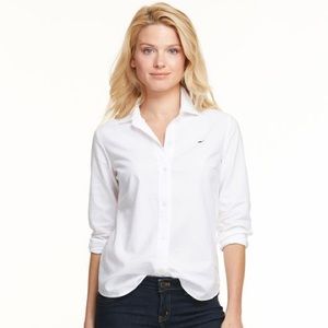 Vineyard vines white oxford button down